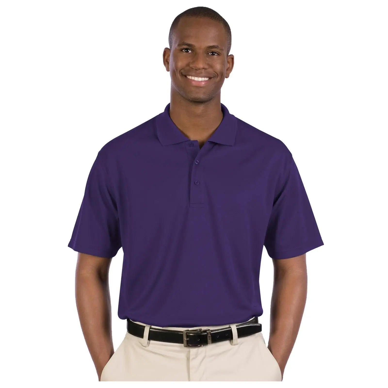 Otto 601-104 Men’s Performance Sport Shirt - Purple - Xs