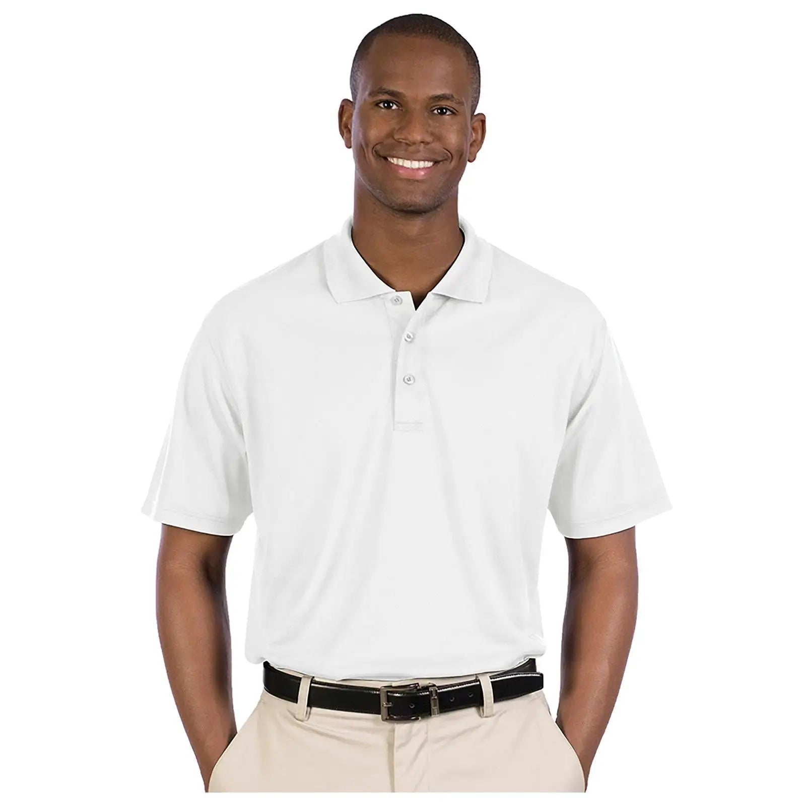 Otto 601-104 Men’s Performance Sport Shirt - White - Xs