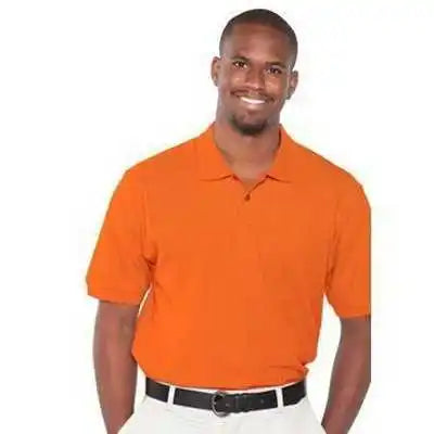 Otto 601-105 Men’s 7.0 Oz. Premium Pique Knit Sport Shirts - Burnt Orange