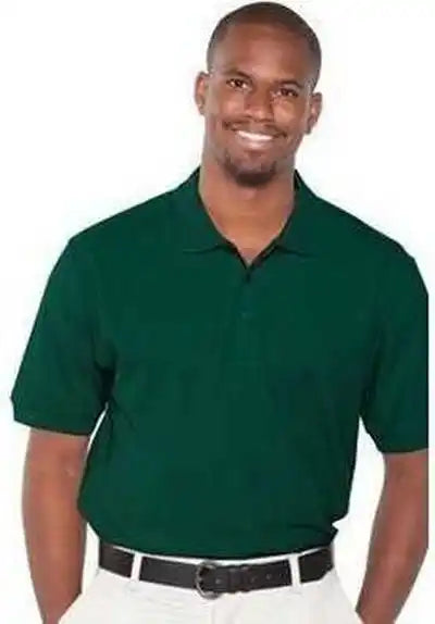 Otto 601-105 Men’s 7.0 Oz. Premium Pique Knit Sport Shirts - Dark Green