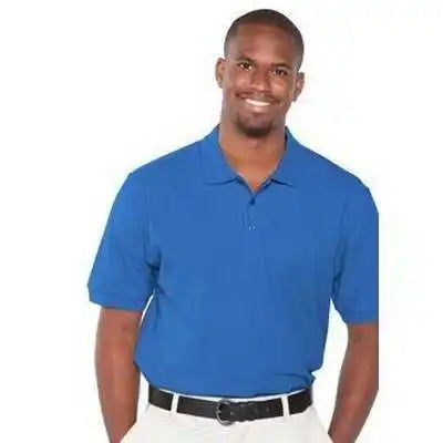 Otto 601-105 Men’s 7.0 Oz. Premium Pique Knit Sport Shirts - Light Royal