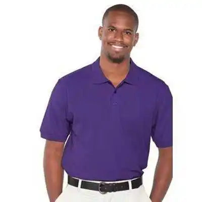 Otto 601-105 Men’s 7.0 Oz. Premium Pique Knit Sport Shirts - Purple