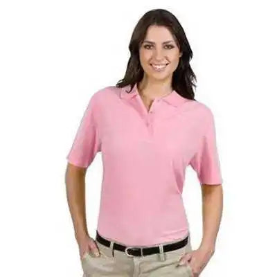 Otto 602-103 Ladies’ 5.6 Oz. Pique Knit Sport Shirts - Pink