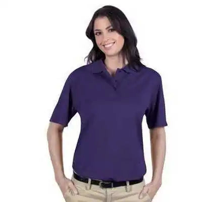 Otto 602-104 Ladies’ 5.0 Oz. Cool Comfort Mesh Sport Shirts - Purple - Ladies m