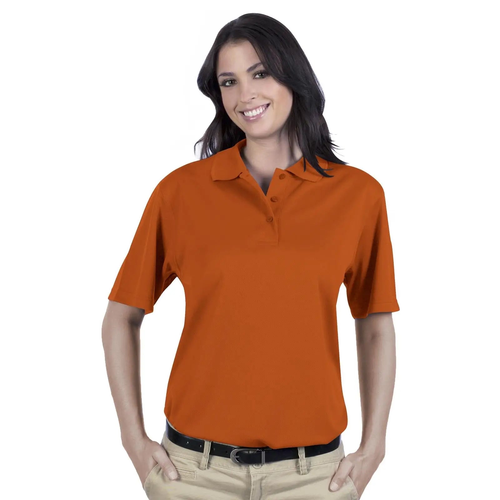 Otto 602-104 Ladies’ Performance Sport Shirt - B. Orange