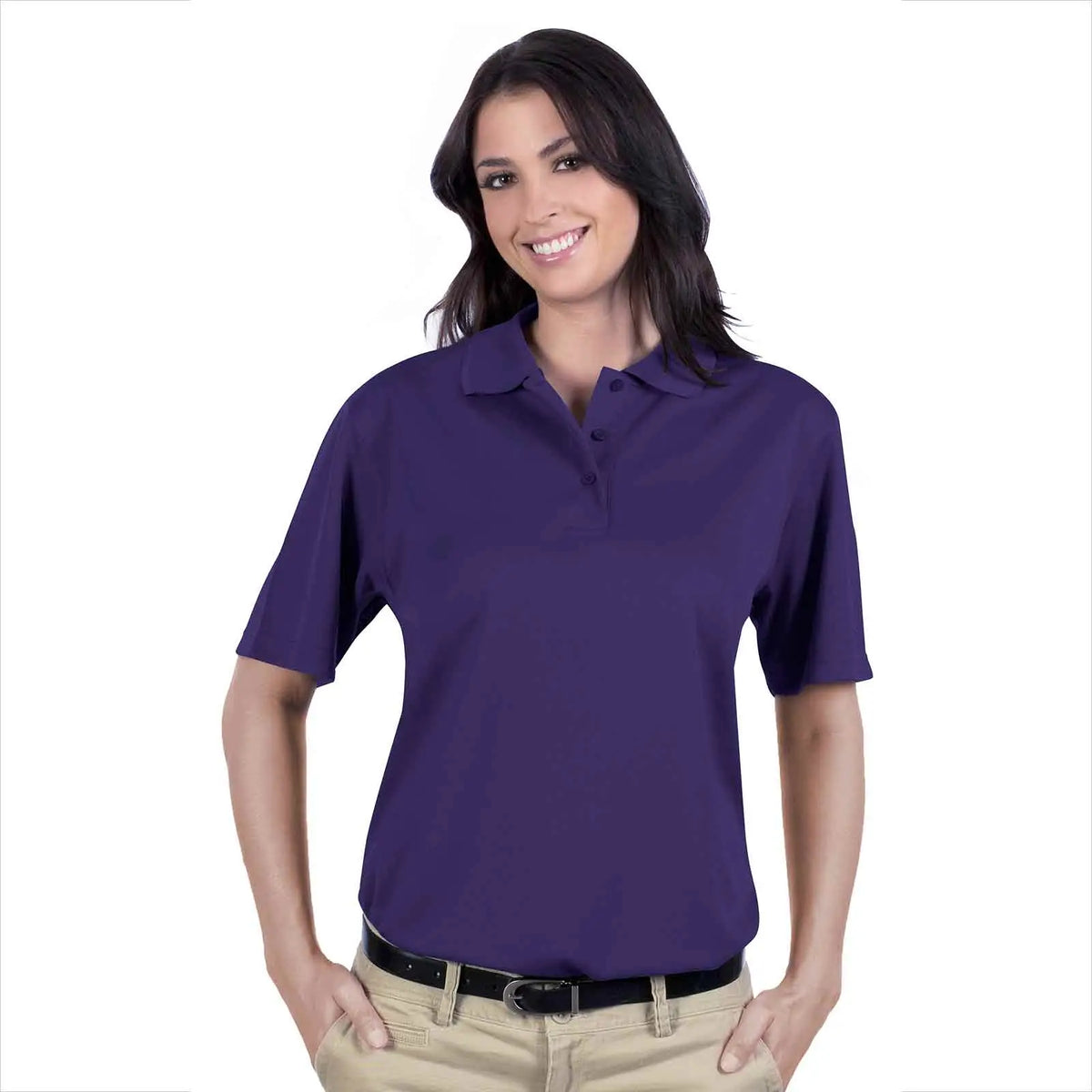 Otto 602-104 Ladies’ Performance Sport Shirt - Purple