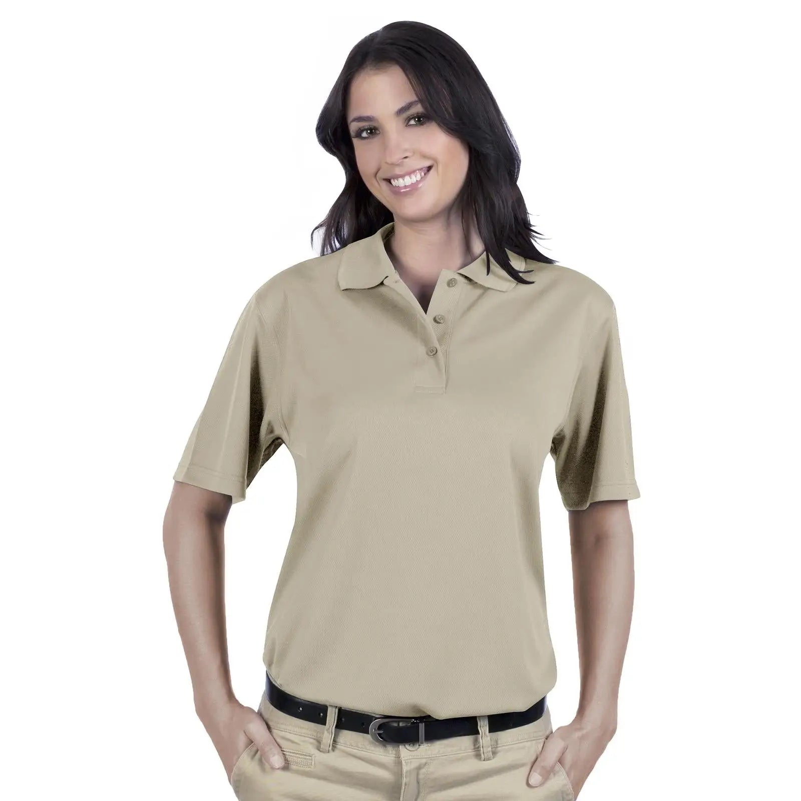 Otto 602-104 Ladies’ Performance Sport Shirt - Sand - Xs