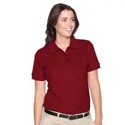 Otto 602-105 Ladies’ 7.0 Oz. Premium Pique Knit Sport Shirts - Burgandy Maroon