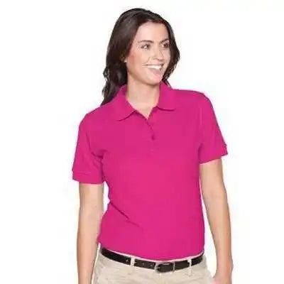 Otto 602-105 Ladies’ 7.0 Oz. Premium Pique Knit Sport Shirts - Hot Pink