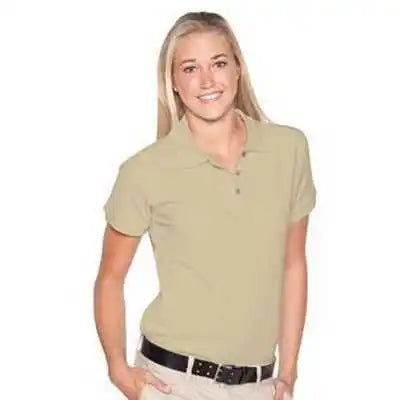 Otto 602-105 Ladies’ 7.0 Oz. Premium Pique Knit Sport Shirts - Sand