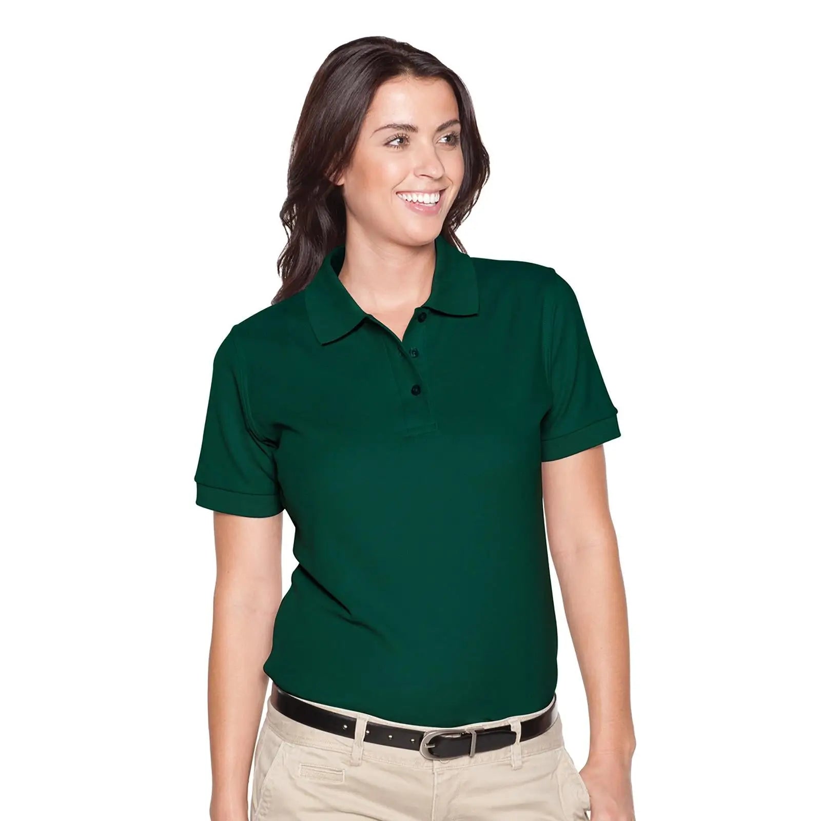 Otto 602-105 Ladies’ Premium Sport Shirt - Dk. Green - Xs