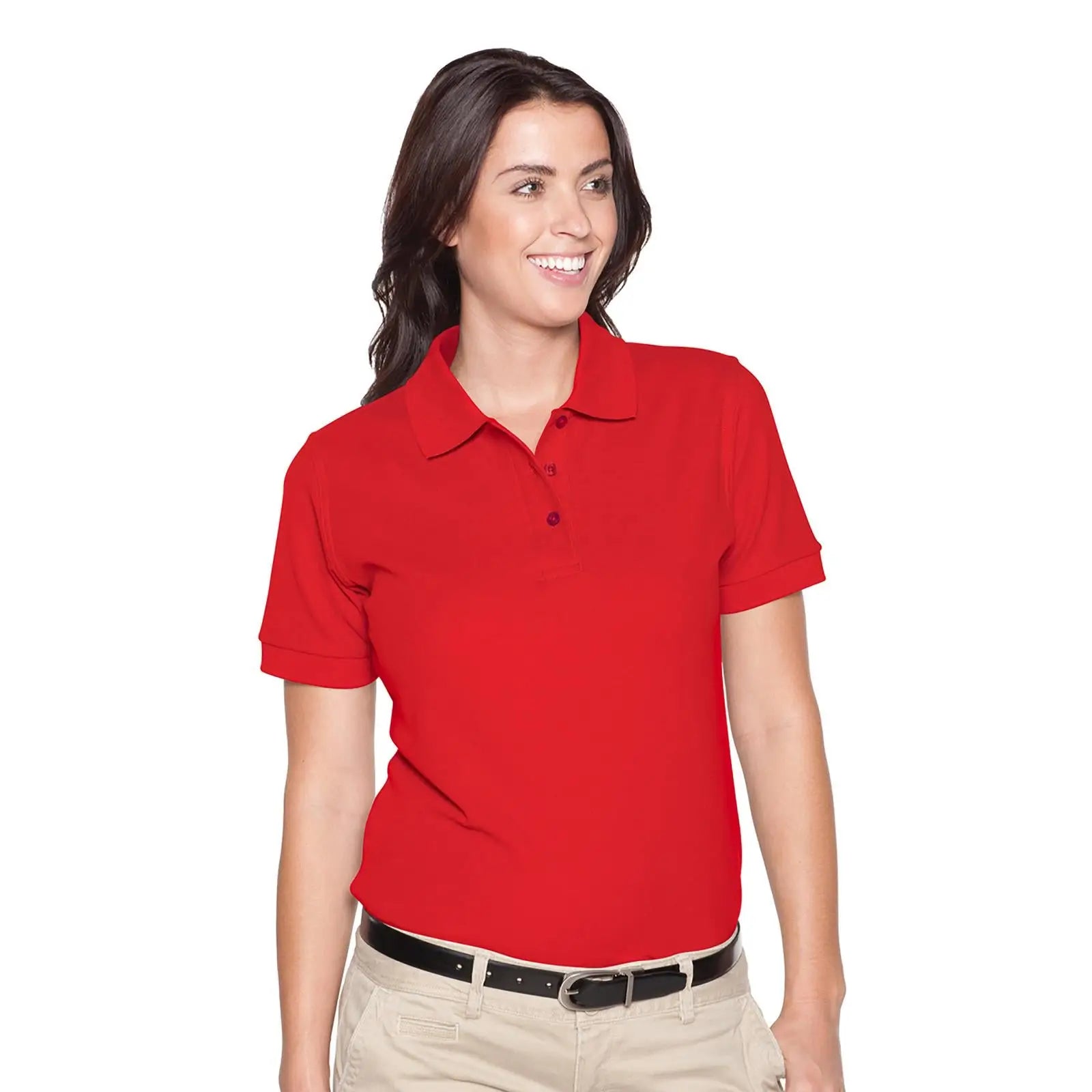 Otto 602-105 Ladies’ Premium Sport Shirt - Red - Xs