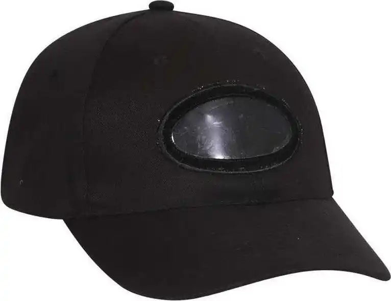 Otto 61-308 6 Panel Low Profile Baseball Cap - Black - one Size Fits Most