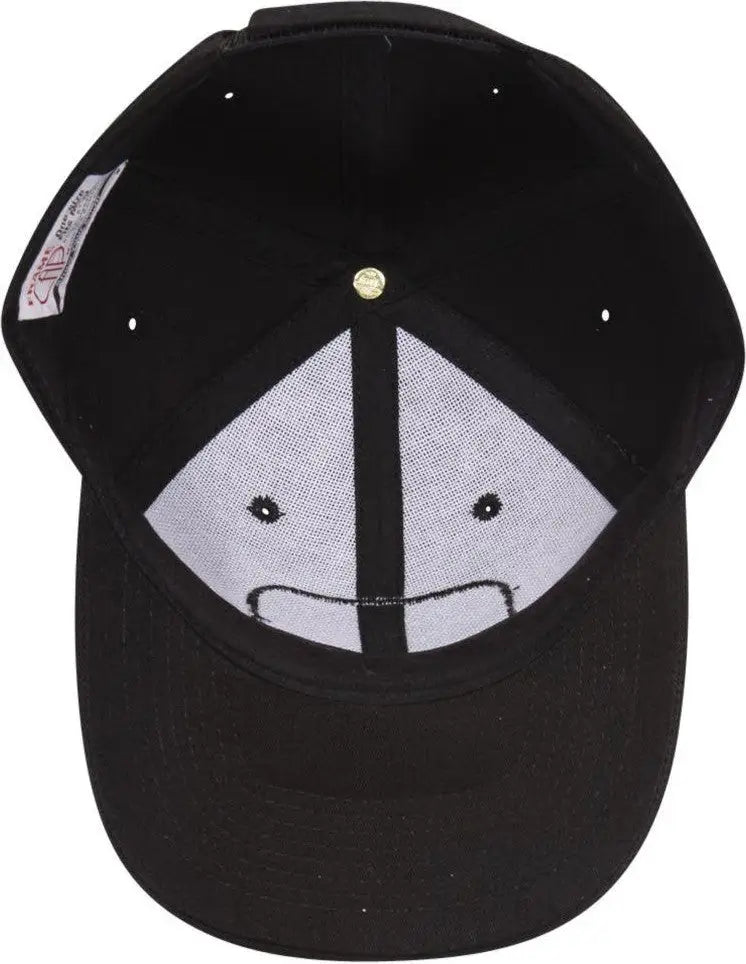 Otto 61-310 Young Adult 6 Panel Low Profile Baseball Cap - Black - 6’’ - 7 1/8’’