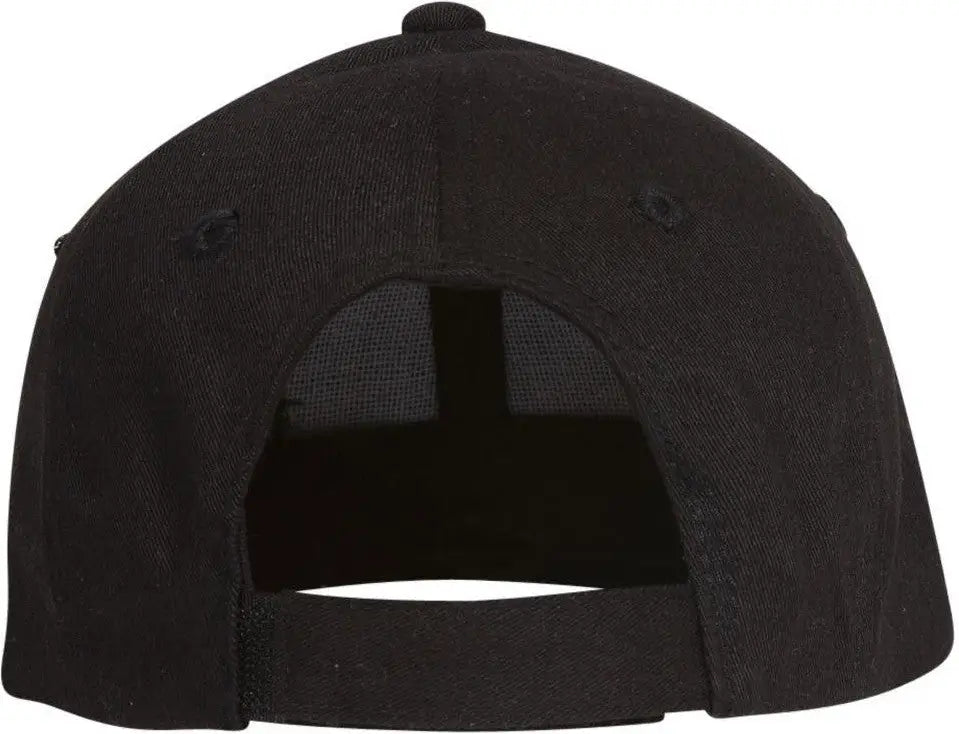 Otto 61-310 Young Adult 6 Panel Low Profile Baseball Cap - Black - 6’’ - 7 1/8’’
