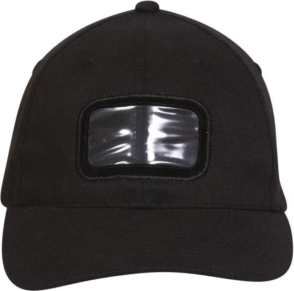 Otto 61-310 Young Adult 6 Panel Low Profile Baseball Cap - Black - 6’’ - 7 1/8’’