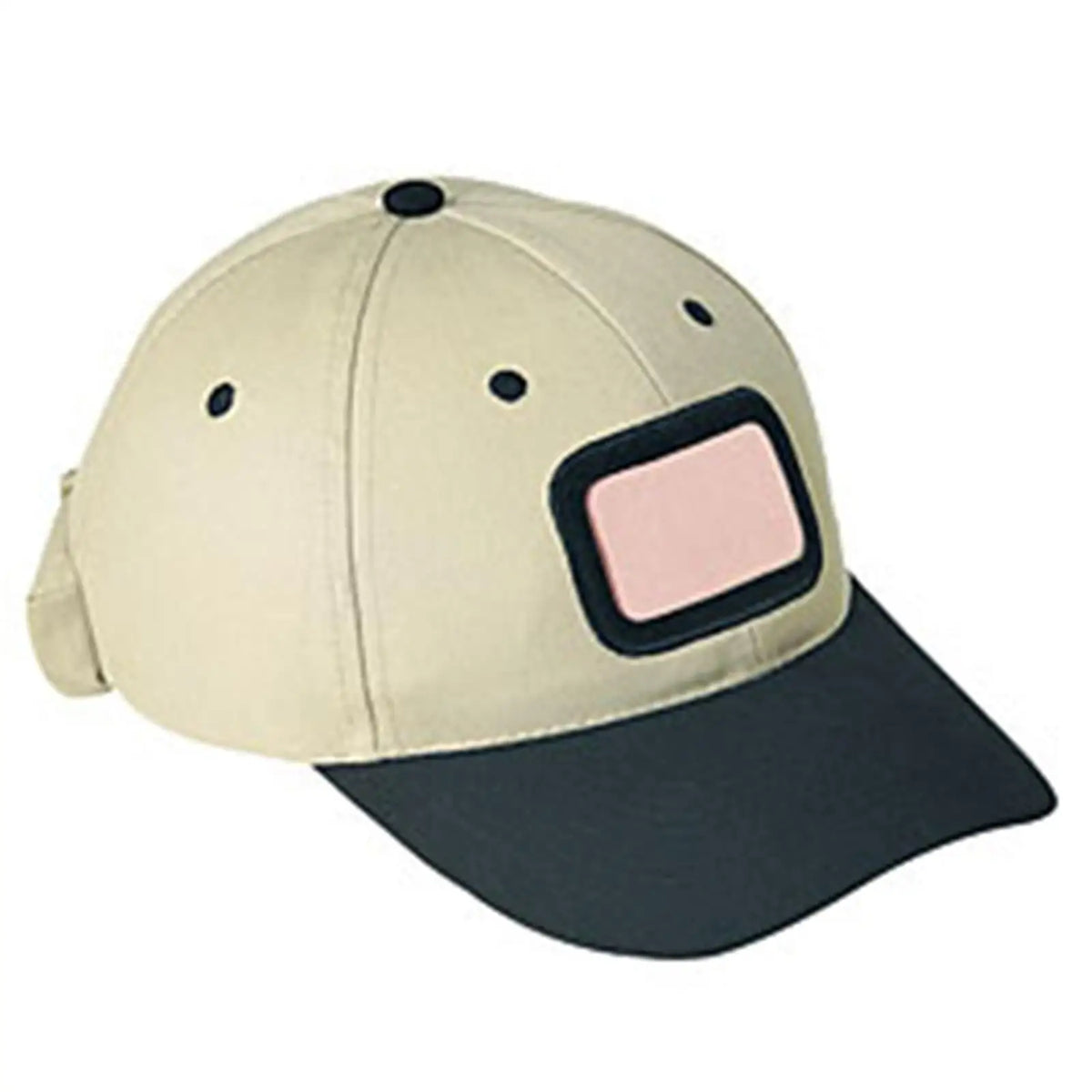 Otto 62-316 6 Panel Low Profile Baseball Cap - Blk/kha - 7 3/8’’ - 5/8’’