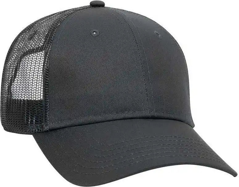 Otto 65-1291 Youth 6 Panel Low Profile Baseball Cap - Charcoal Gray - Khaki