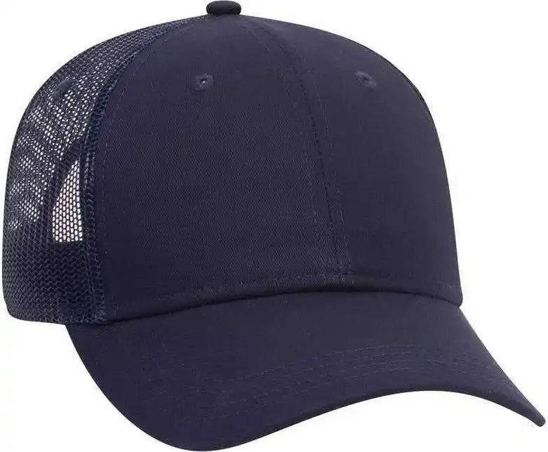 Otto 65-1291 Youth 6 Panel Low Profile Baseball Cap - Navy