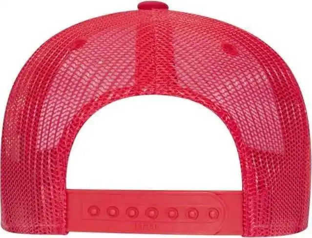 Otto 65 1291 Youth 6 Panel Low Profile Baseball Cap Red White