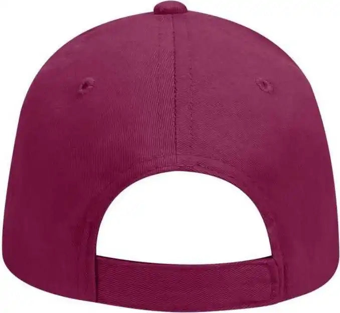 Otto 65-758 Youth Brushed Cotton Twill Low Profile Pro Style Cap - Maroon