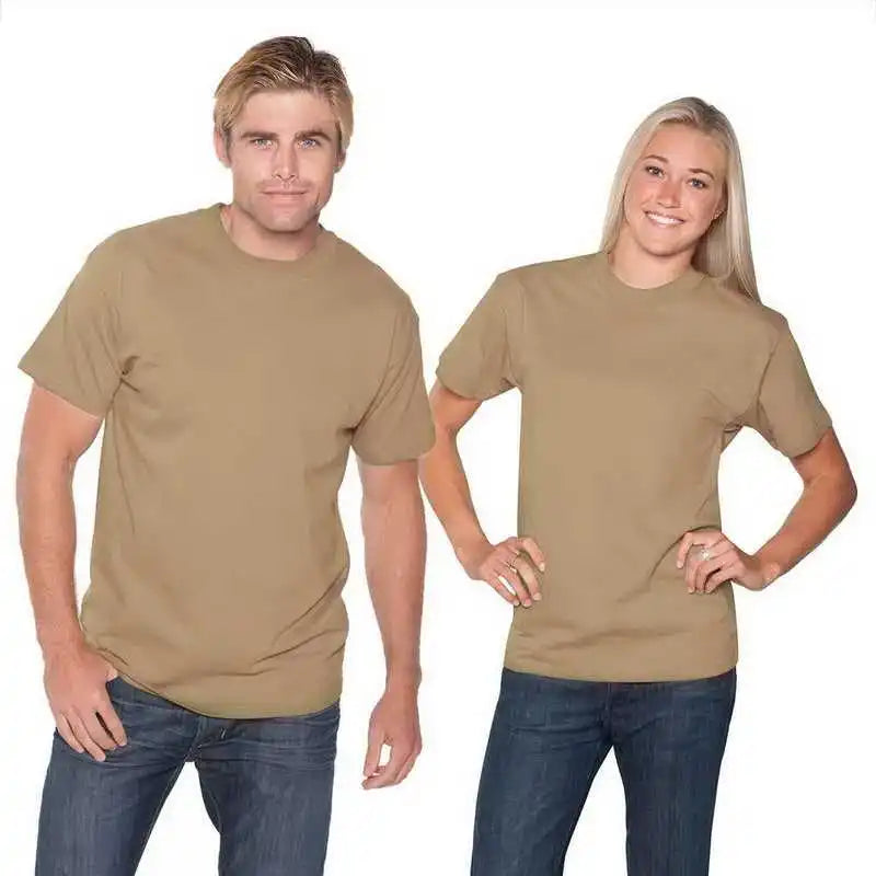 Otto 651-201 Unisex 6.1 Oz. Heavyweight Jersey Knit T-shirts - Coyote Brown