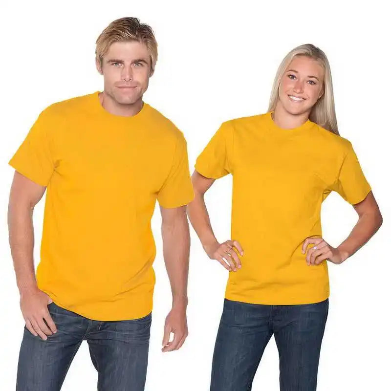 Otto 651-201 Unisex 6.1 Oz. Heavyweight Jersey Knit T-shirts - Gold