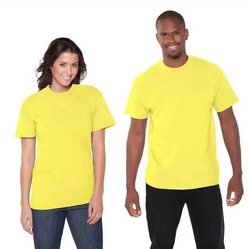 Otto 651-201 Unisex 6.1 Oz. Heavyweight Jersey Knit T-shirts - Light Yellow