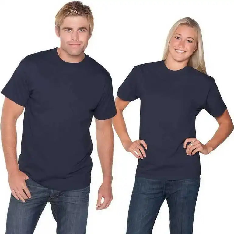 Otto 651-201 Unisex 6.1 Oz. Heavyweight Jersey Knit T-shirts - Navy