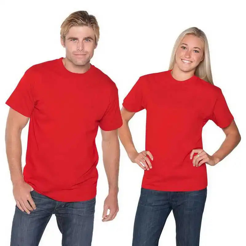 Otto 651-201 Unisex 6.1 Oz. Heavyweight Jersey Knit T-shirts - Red