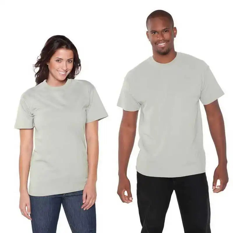 Otto 651-201 Unisex 6.1 Oz. Heavyweight Jersey Knit T-shirts - Silver Gray