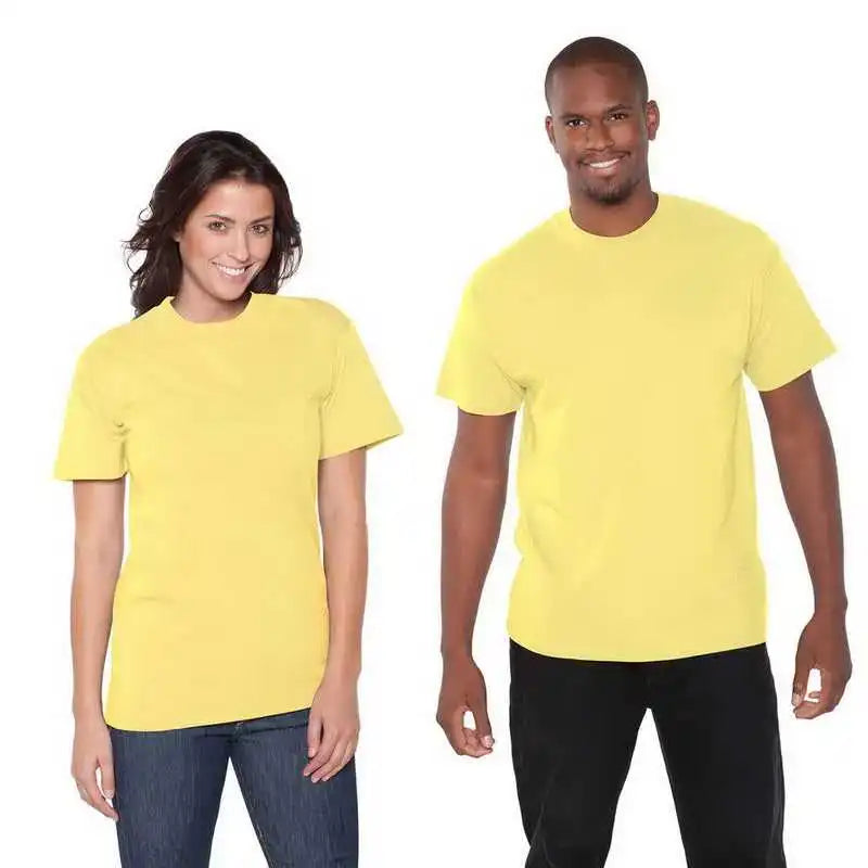 Otto 651-201 Unisex 6.1 Oz. Heavyweight Jersey Knit T-shirts - Soft Yellow