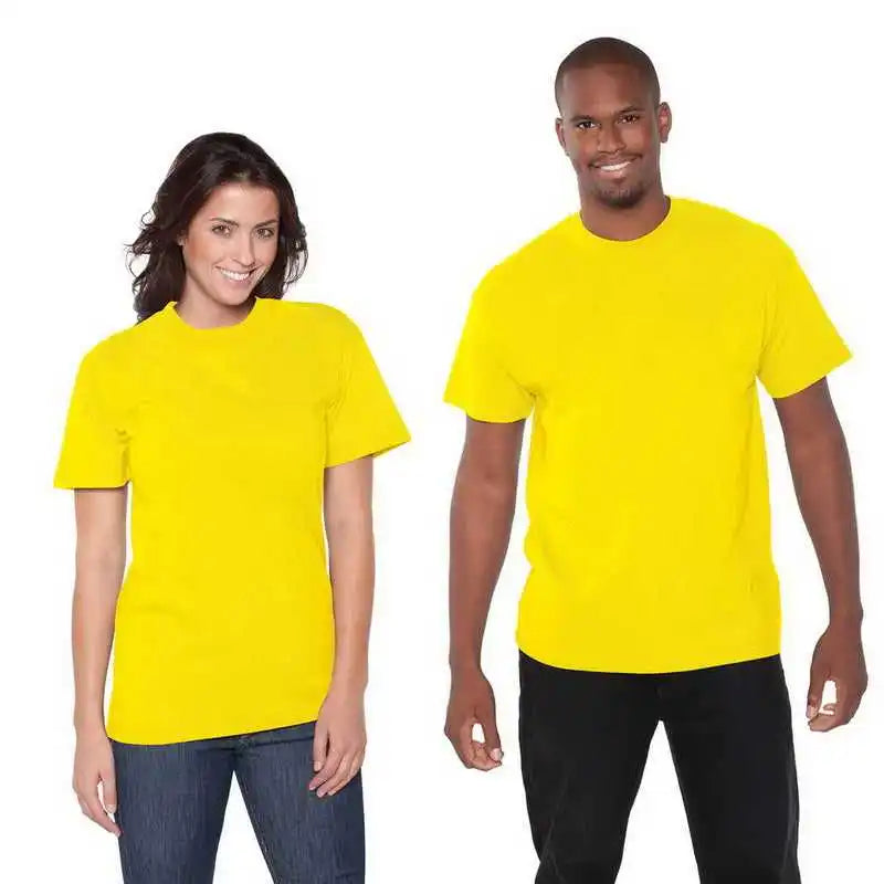 Otto 651 201 Unisex 6.1 Oz. Heavyweight Jersey Knit t Shirts Yellow