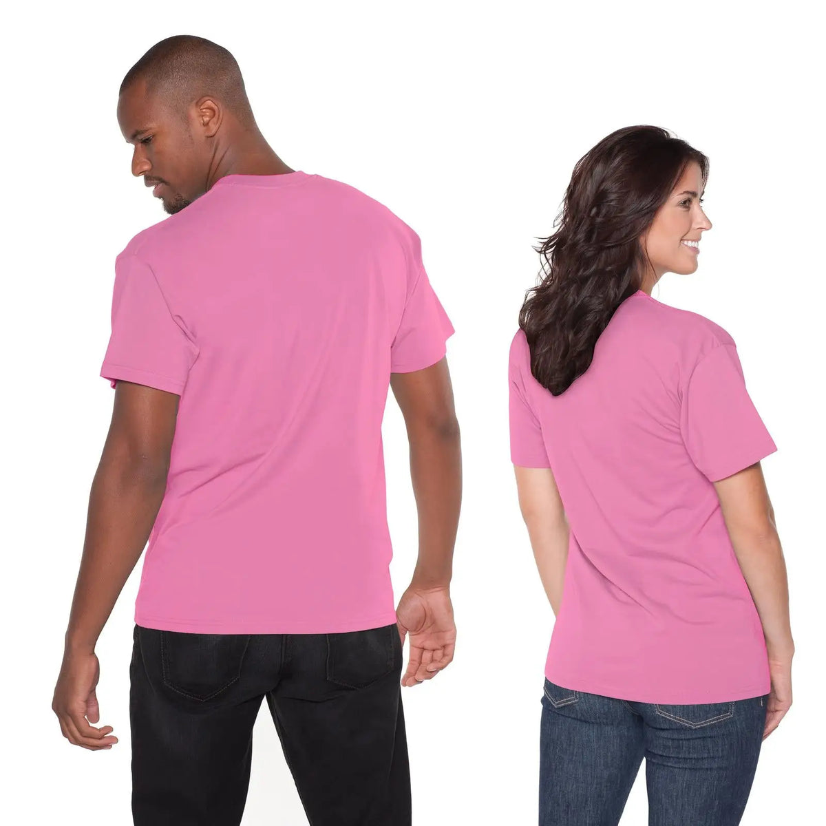 Otto 651-201 Unisex Heavyweight Comfy Tee T-shirt - Azalea