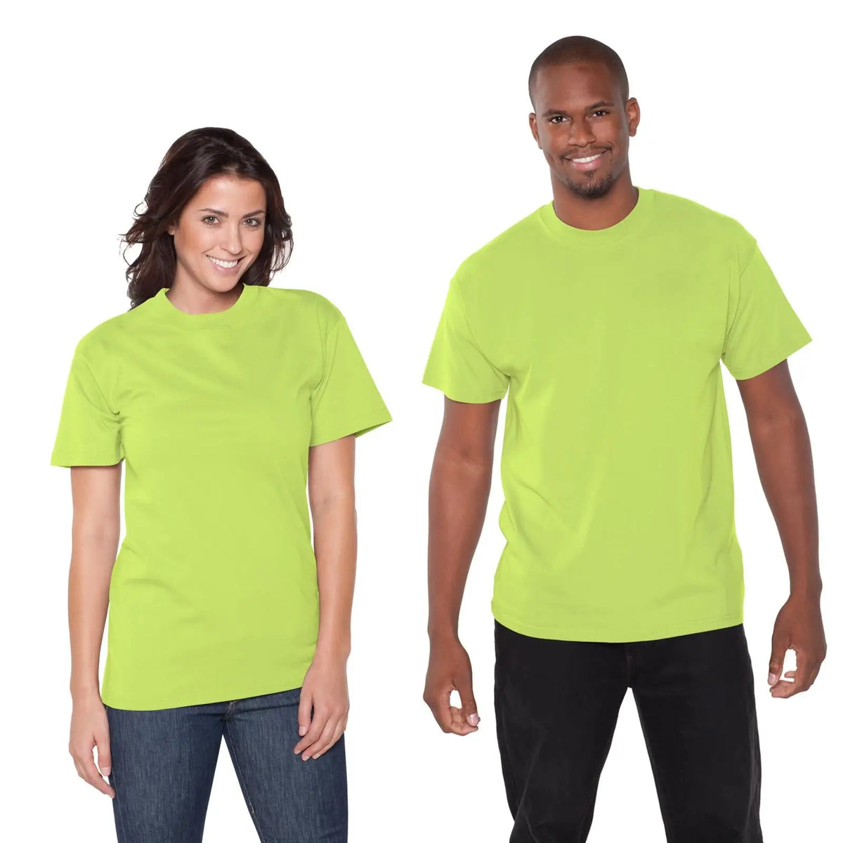 Otto 651-201 Unisex Heavyweight Comfy Tee T-shirt - Lime - s