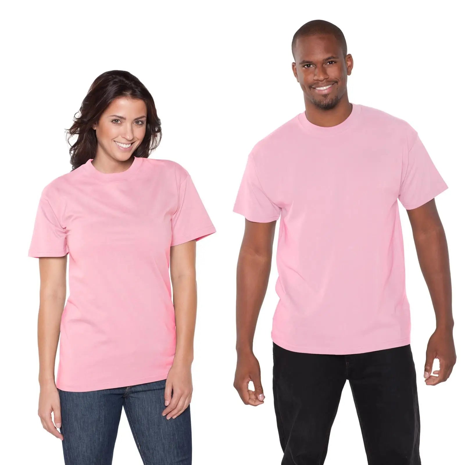 Otto 651-201 Unisex Heavyweight Comfy Tee T-shirt - Pink - s