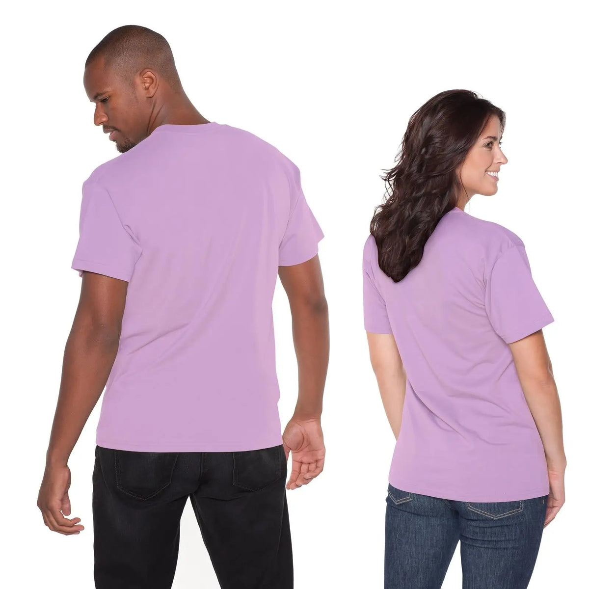 Otto 651-201 Unisex Heavyweight Comfy Tee T-shirt - Violet