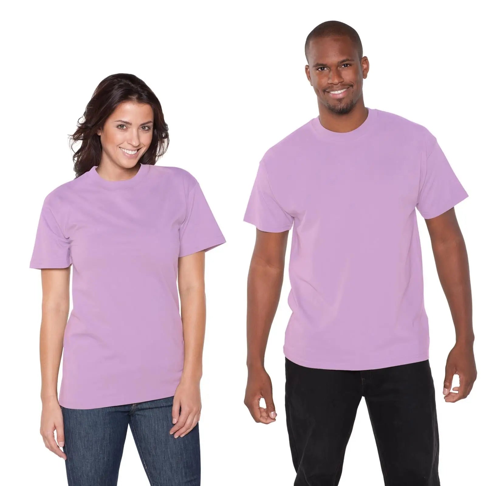 Otto 651-201 Unisex Heavyweight Comfy Tee T-shirt - Violet - s