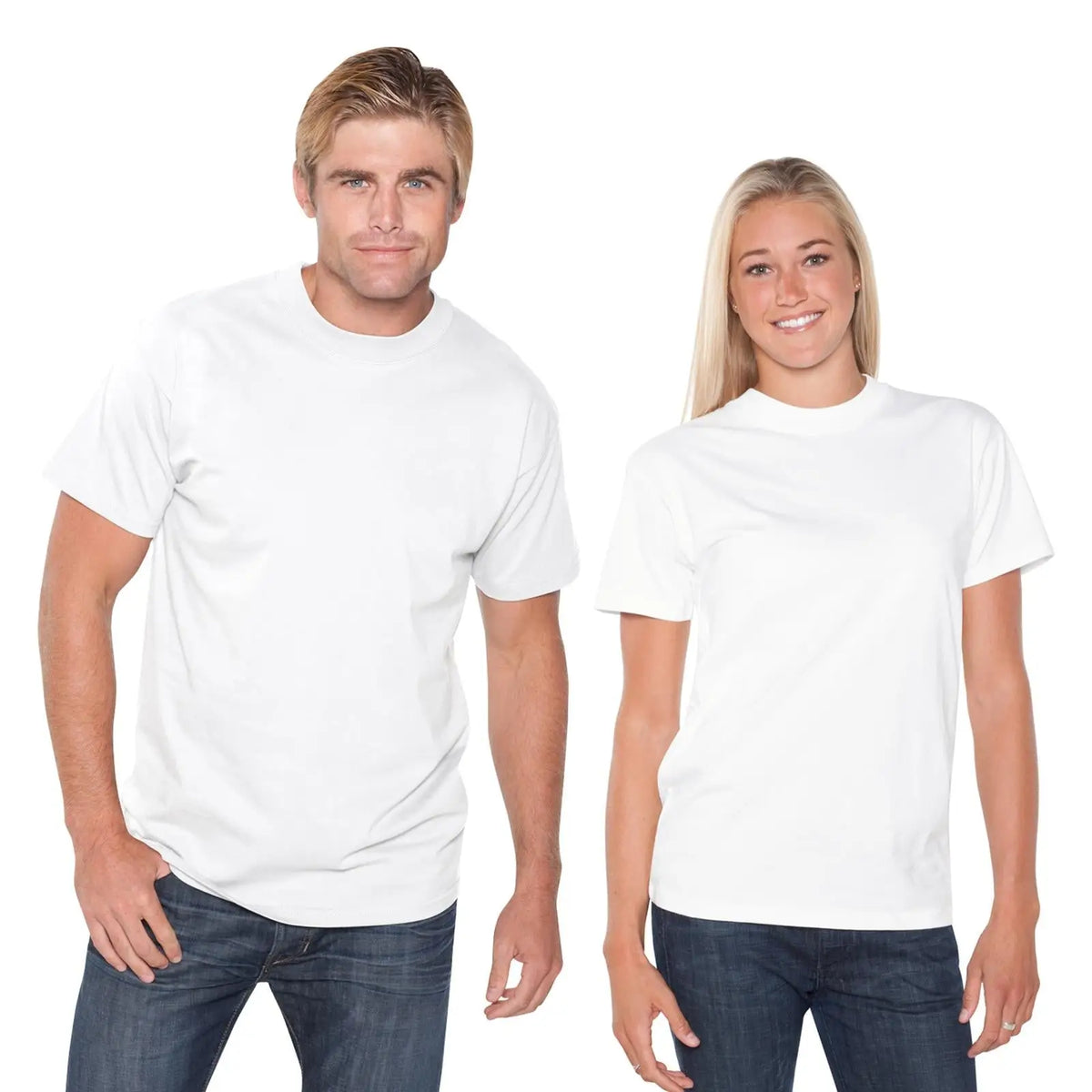 Otto 651-201 Unisex Heavyweight Comfy Tee T-shirt - White - s