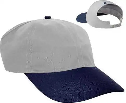 Otto 69-291 Brushed Cotton Twill Ponytail Low Profile Pro Style Soft Crown Cap - Navy Gray - S/m
