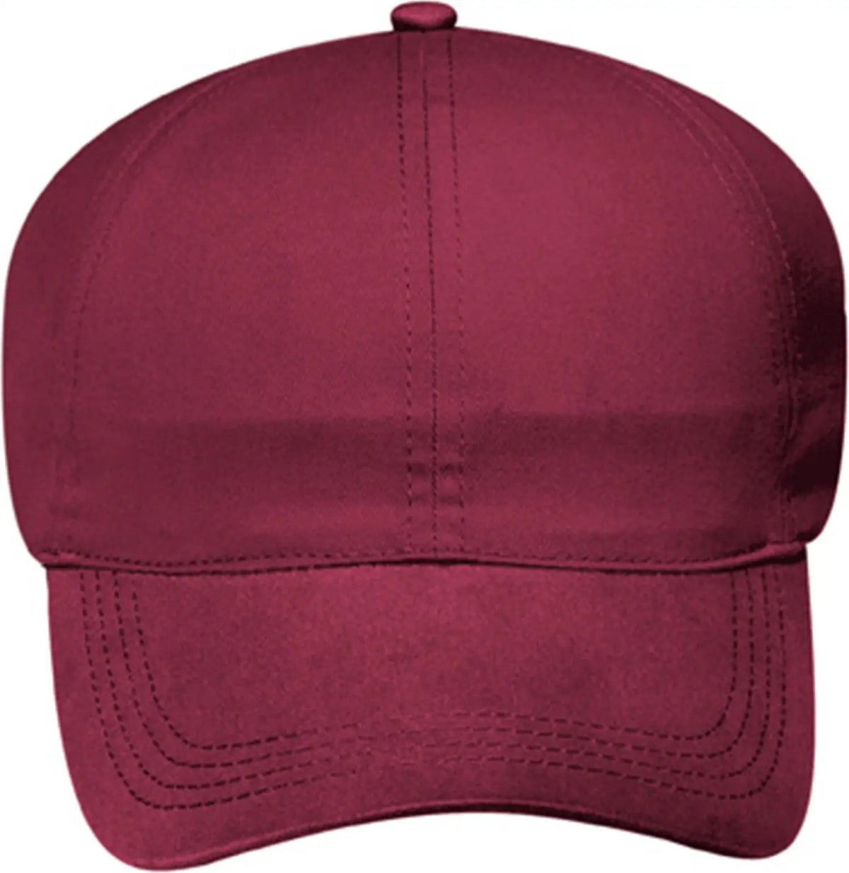 Otto 69-358 4 Panel Ponytail Cap - Burg. Marn - 6 1/2’’ - 7 5/8’’