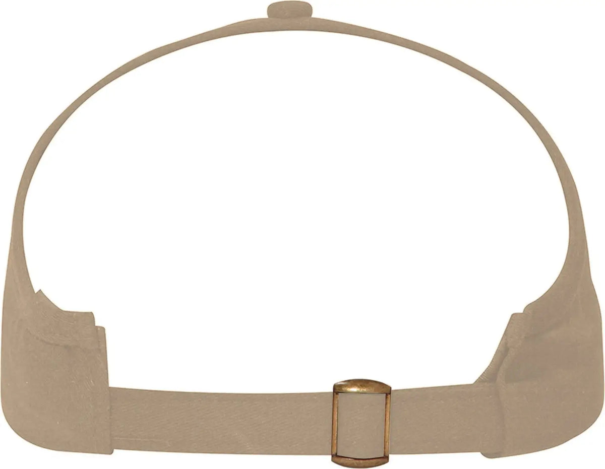 Otto 69-359 4 Panel Ponytail Cap - Blk/kha - 6 1/2’’ - 7 5/8’’