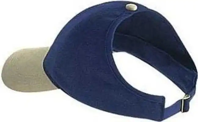 Otto 69-359 4 Panel Ponytail Cap - Khaki Navy - one Size Fits Most