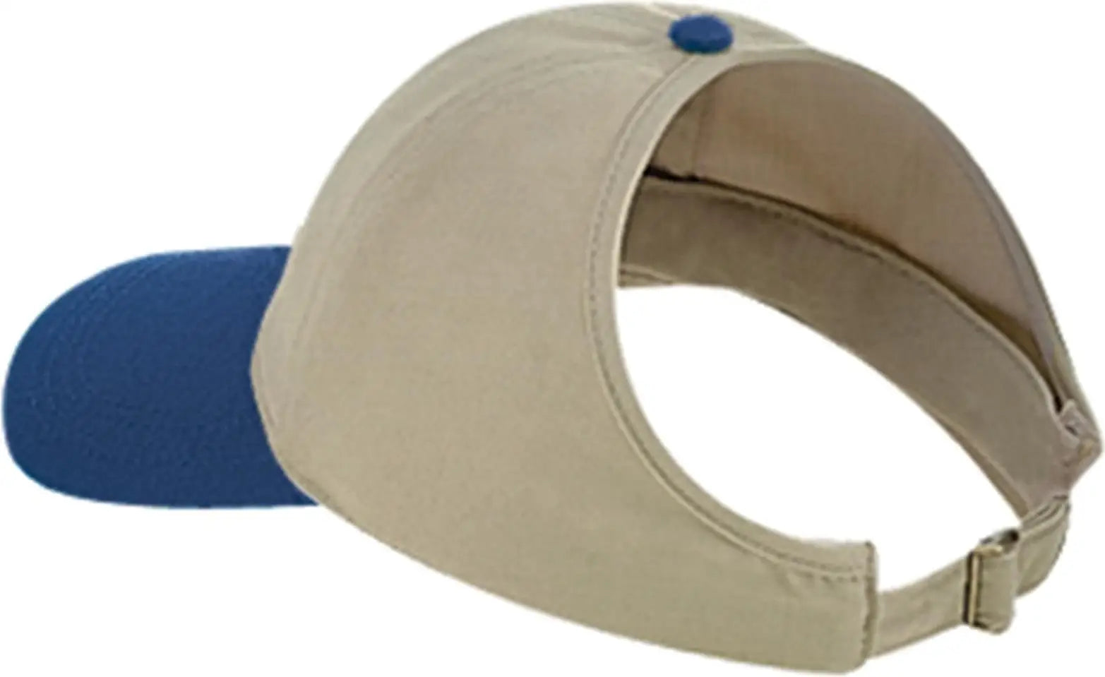 Otto 69-359 4 Panel Ponytail Cap - Nvy/kha