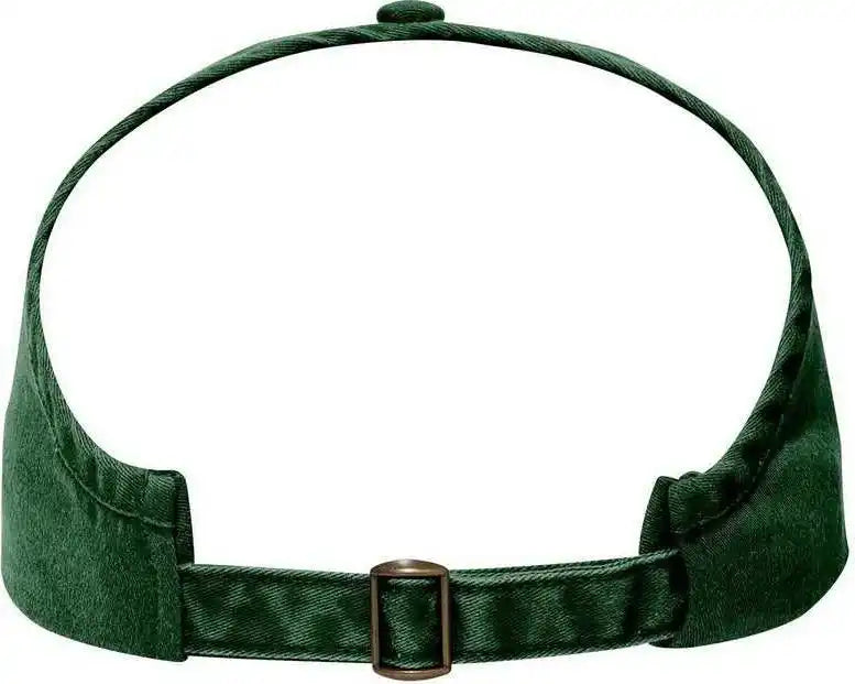 Otto 69-381 4 Panel Ponytail Cap - Dark Green - Forest / one Size Fits Most