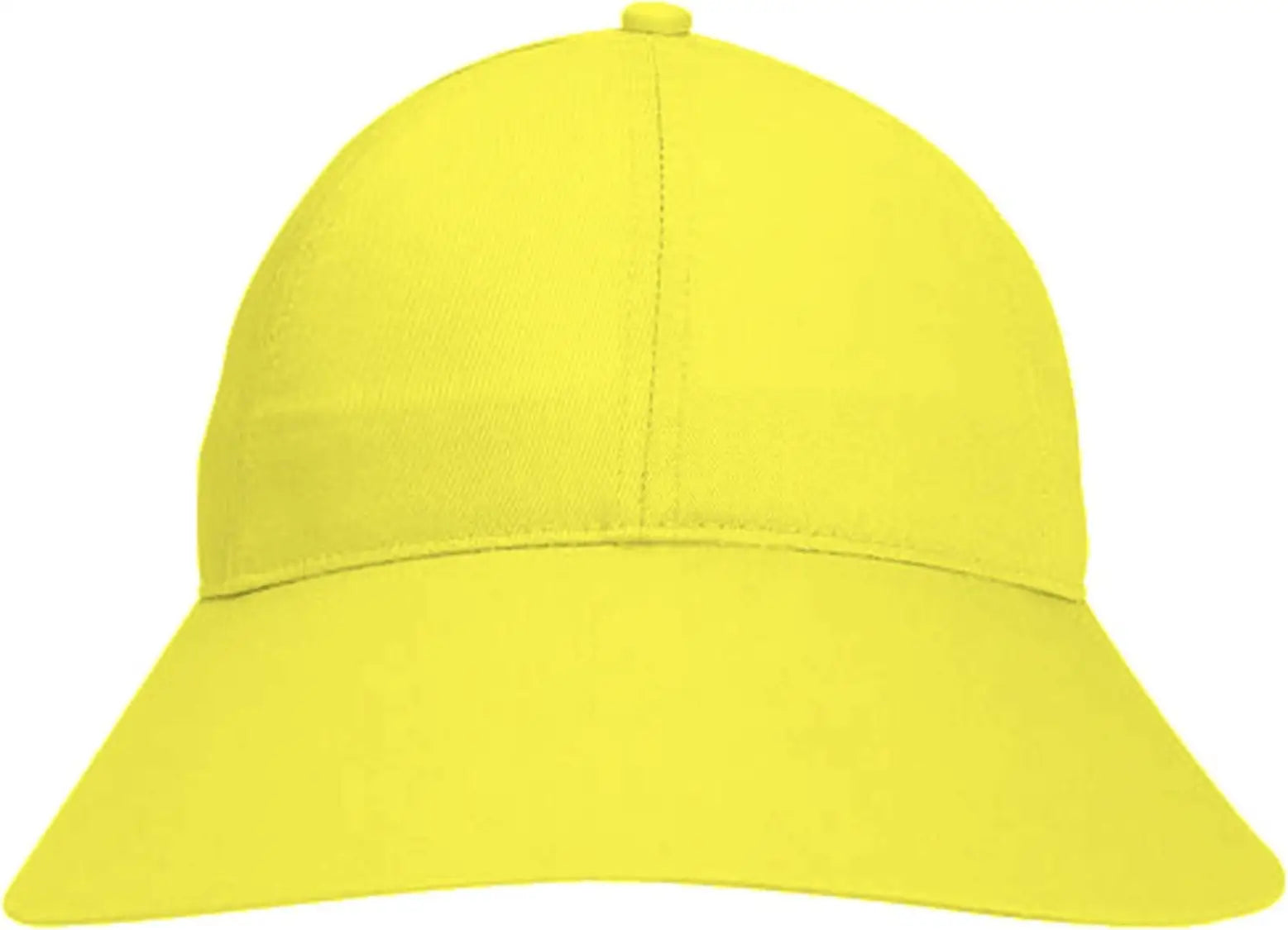 Otto 69-600 4 Panel Ponytail Extra Large Visor Cap - N. Yellow - 6 1/2’’ - 7 5/8’’