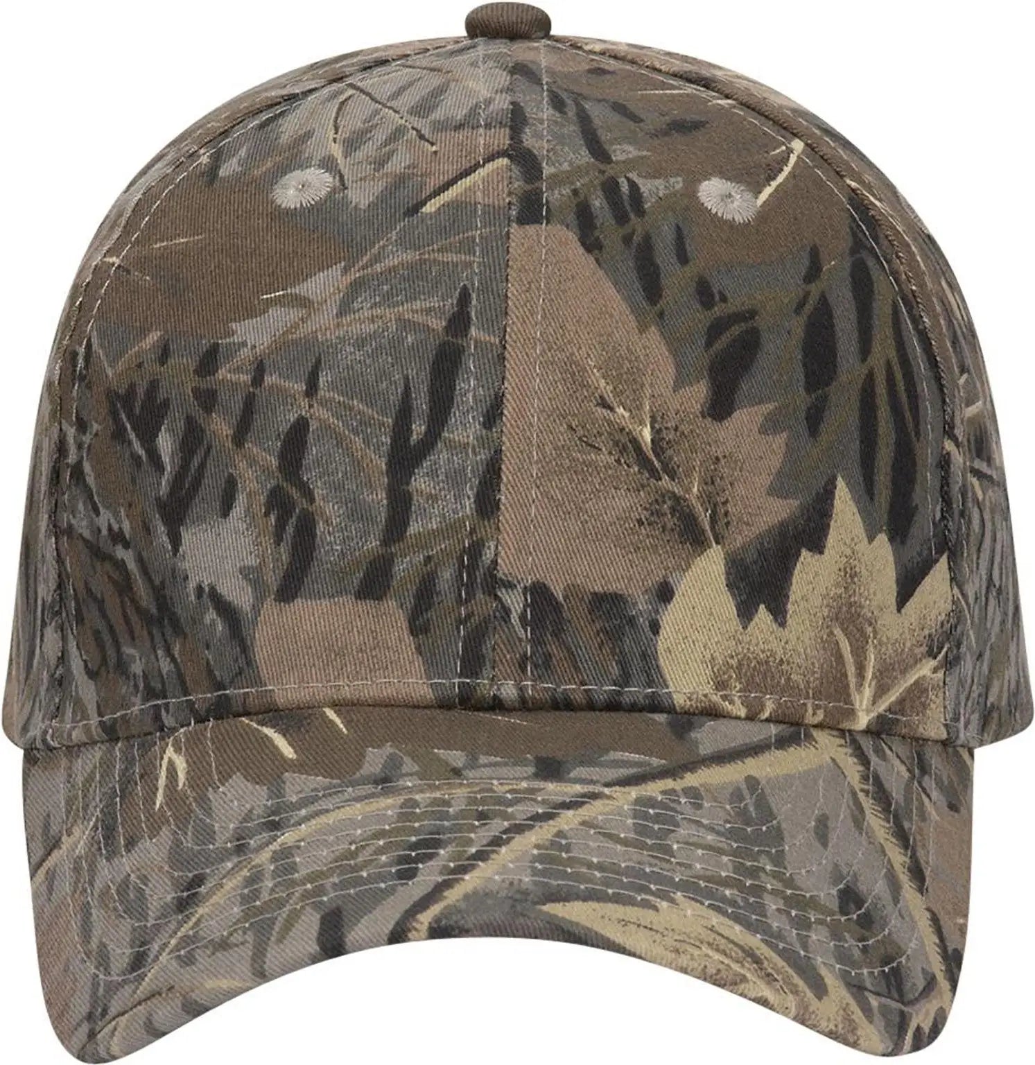 Otto 77-379 ?Otto Flex’ Fitted Camouflage 6 Panel Low Profile Baseball Cap - Gry/brn/kha - 7’’ - 7 1/4’’