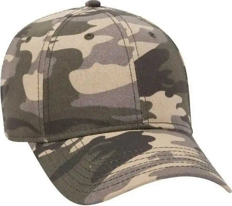 Otto 78 1246 6 Panel Low Profile Syle Camouflage Cotton Twill Cap Camo 10 Multi Colored / one Size Fits Most
