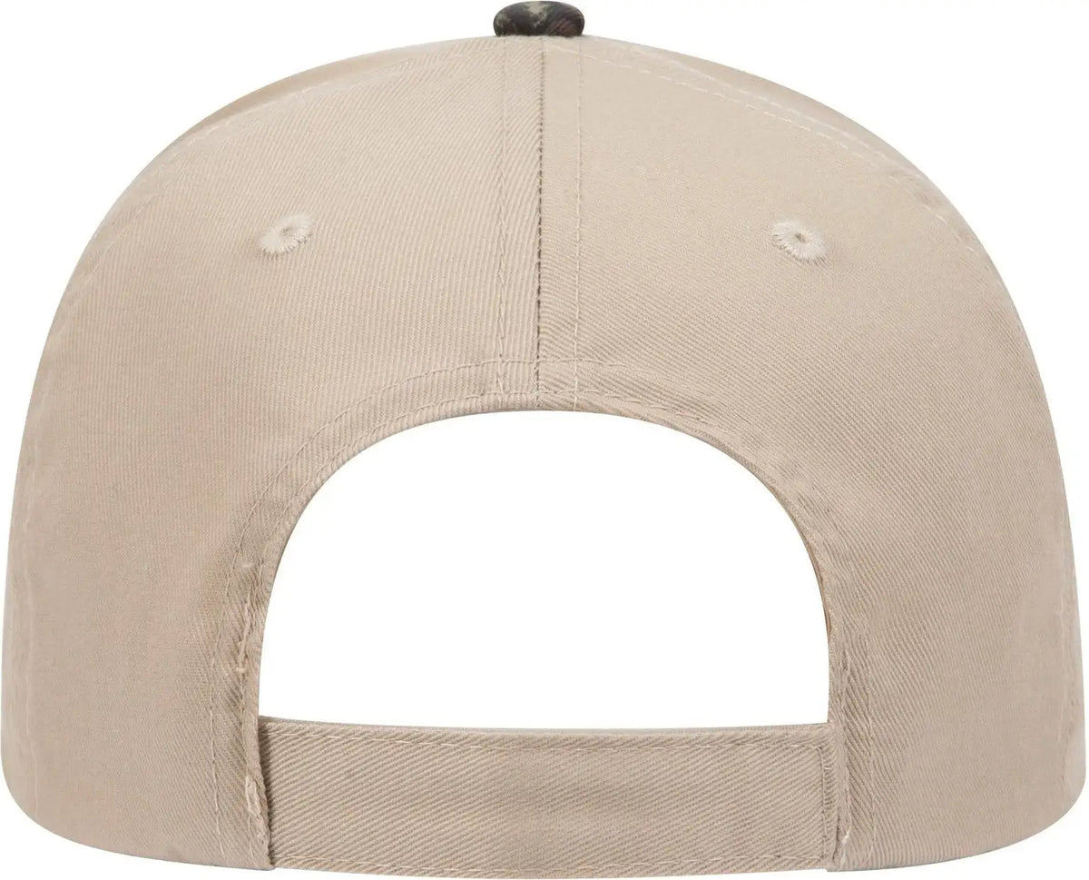 Otto 78-353 Camouflage 6 Panel Low Profile Baseball Cap - Lt.lod/brn/kly/kha - 1/2’’ - 7 5/8’’