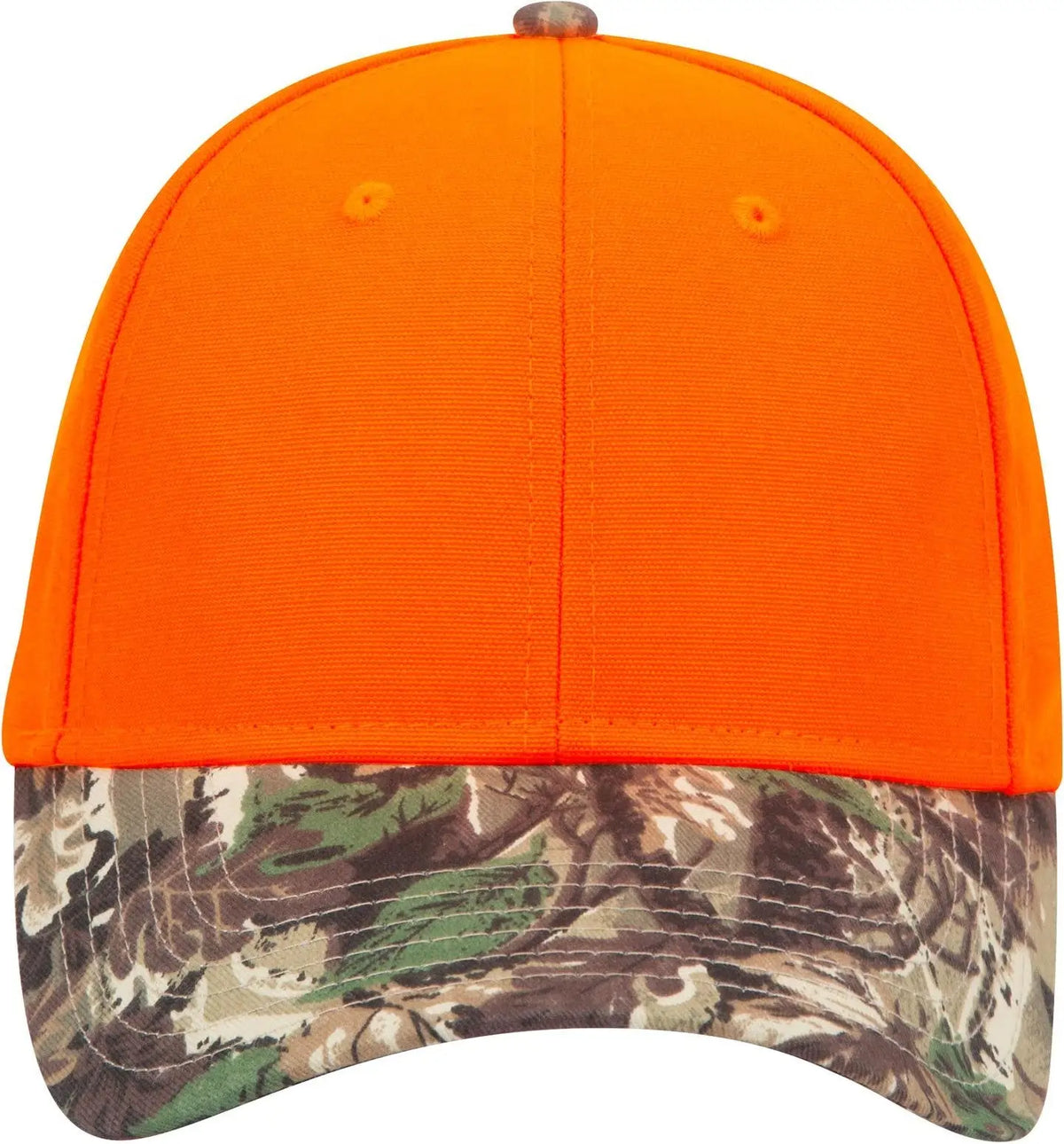 Otto 78-353 Camouflage 6 Panel Low Profile Baseball Cap - Lt.lod/brn/kly/n.org - 1/2’’ - 7 5/8’’